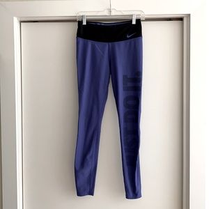 Nike purple workout leggings